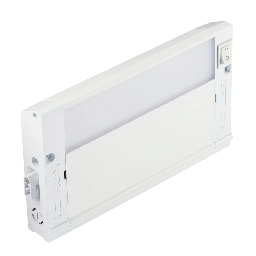 Textured White 8" Wide LED Under Cabinet Light C70352