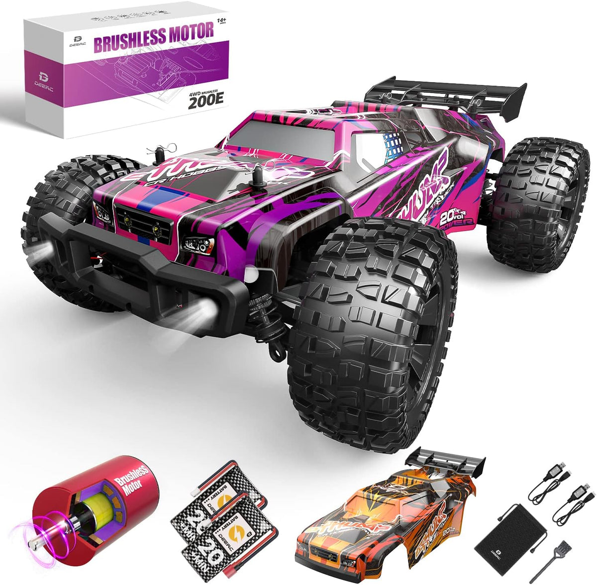 1:10 Brushless High Speed RC Monster Truck D2167