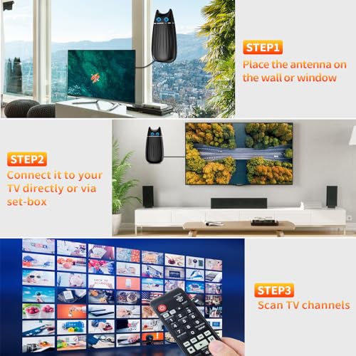 Digital TV Antenna with 36ft Cable P30372