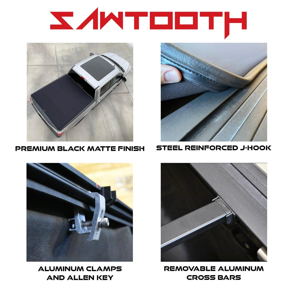 Sawtooth Expandable Tonneau Cover for Truck Bed F95394