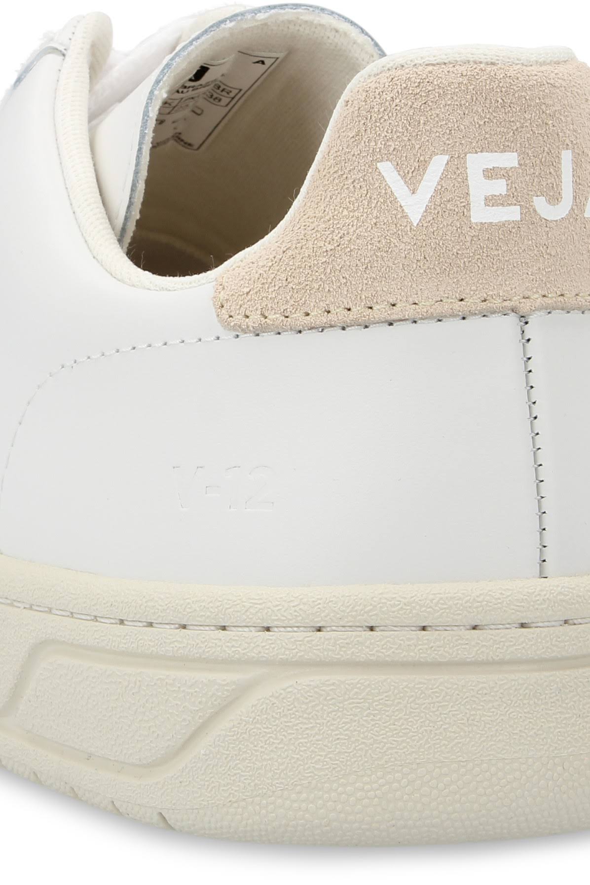 White Sable Leather Sneakers H60606
