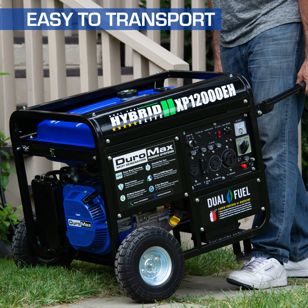 12,000 Watt Dual Fuel Portable Generator O1901