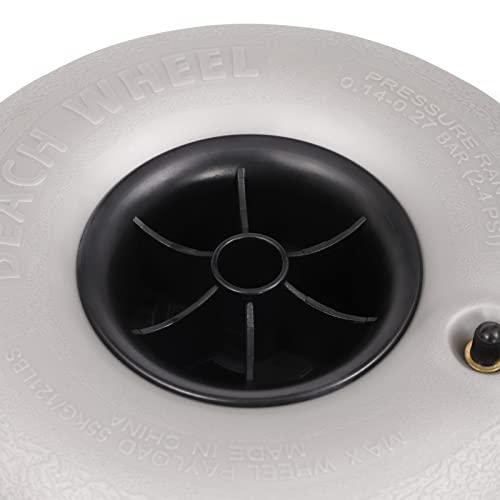2-Pack PVC Inflatable Beach Wheels Tires H44427