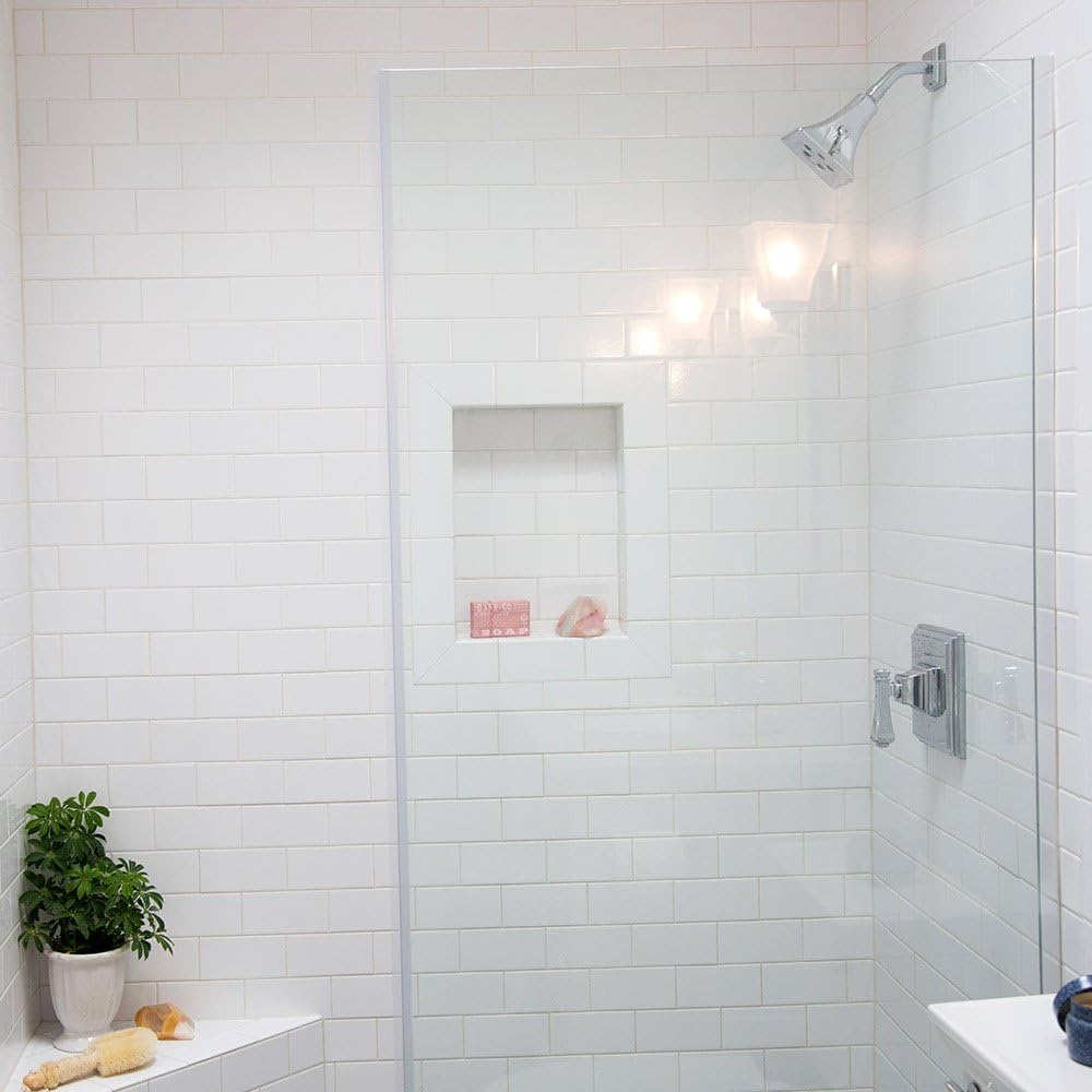 Polished Chrome Adjustable Shower Head, Pack of 2 U205
