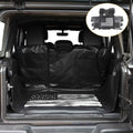 Waterproof Dog Cargo Cover Mat with Corner Protector Washable Durable Pet Trunk Cargo Liner (Black US Flag) T31789