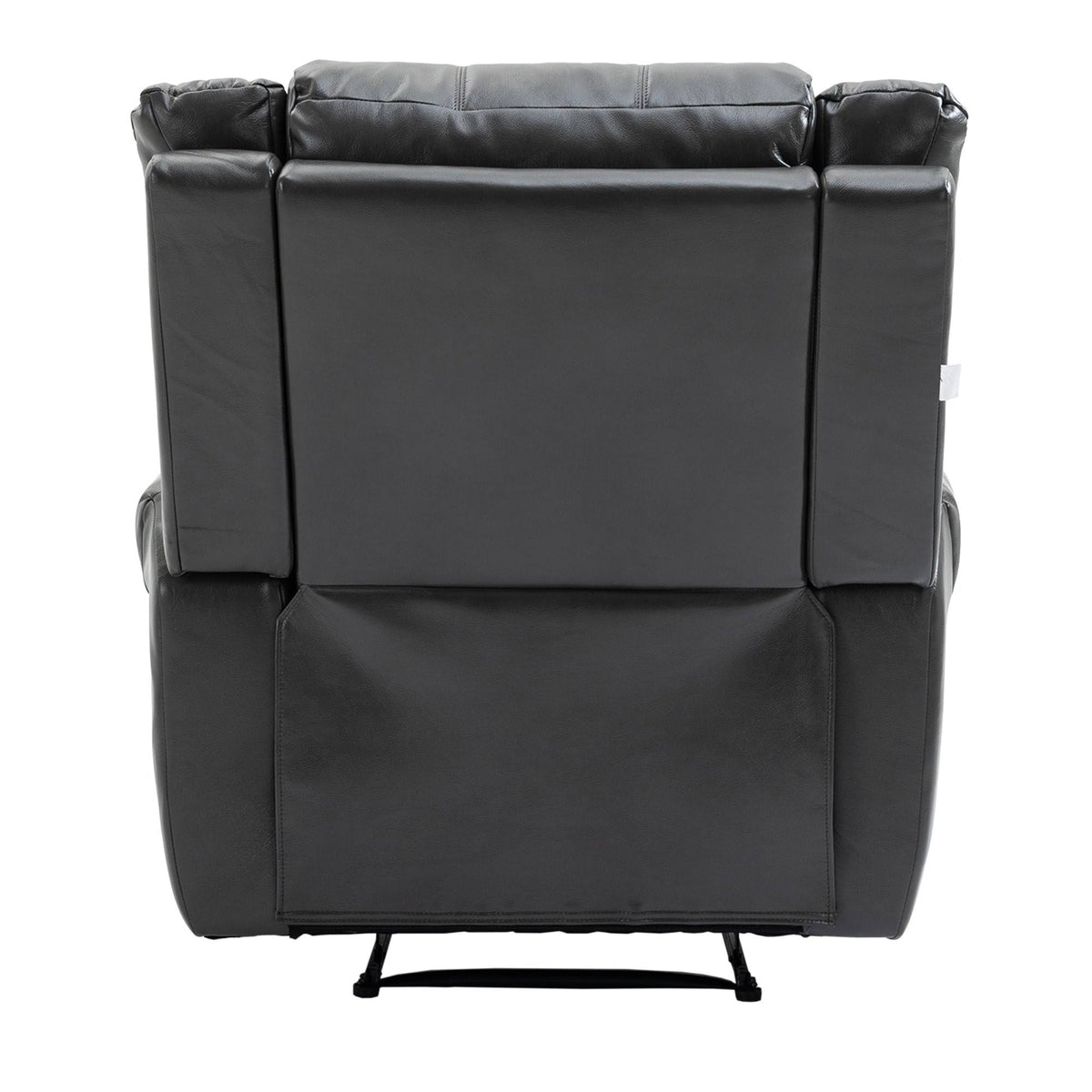 Black Microfiber Manual Standard Recliner N130483