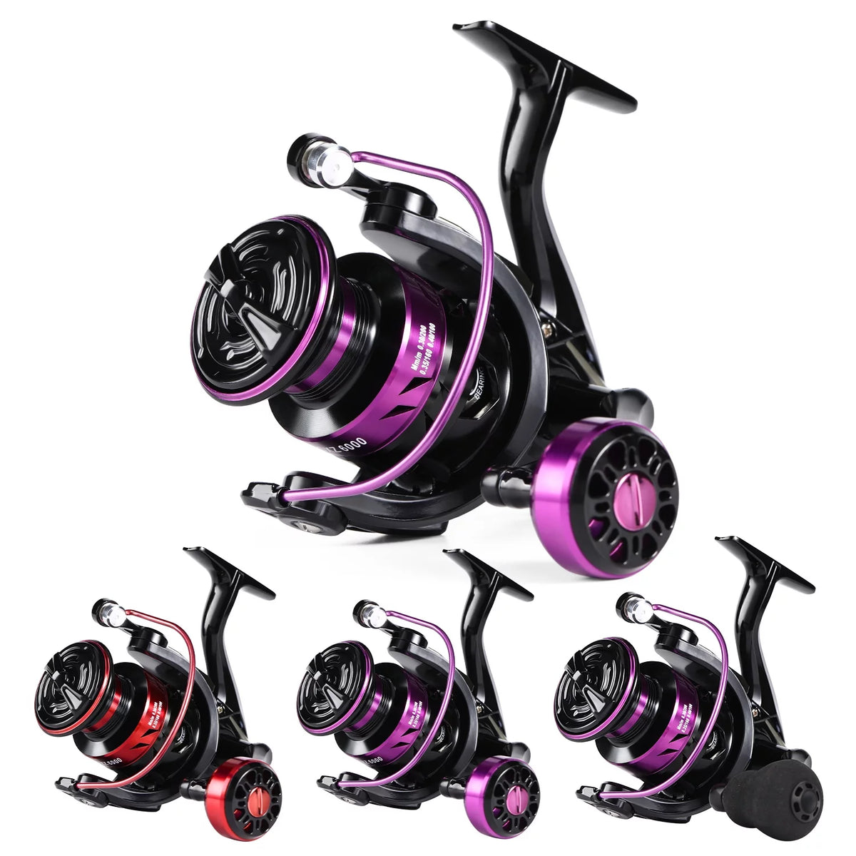 5.2:1 Gear Ratio Spinning Reel with Aluminum Spool O695