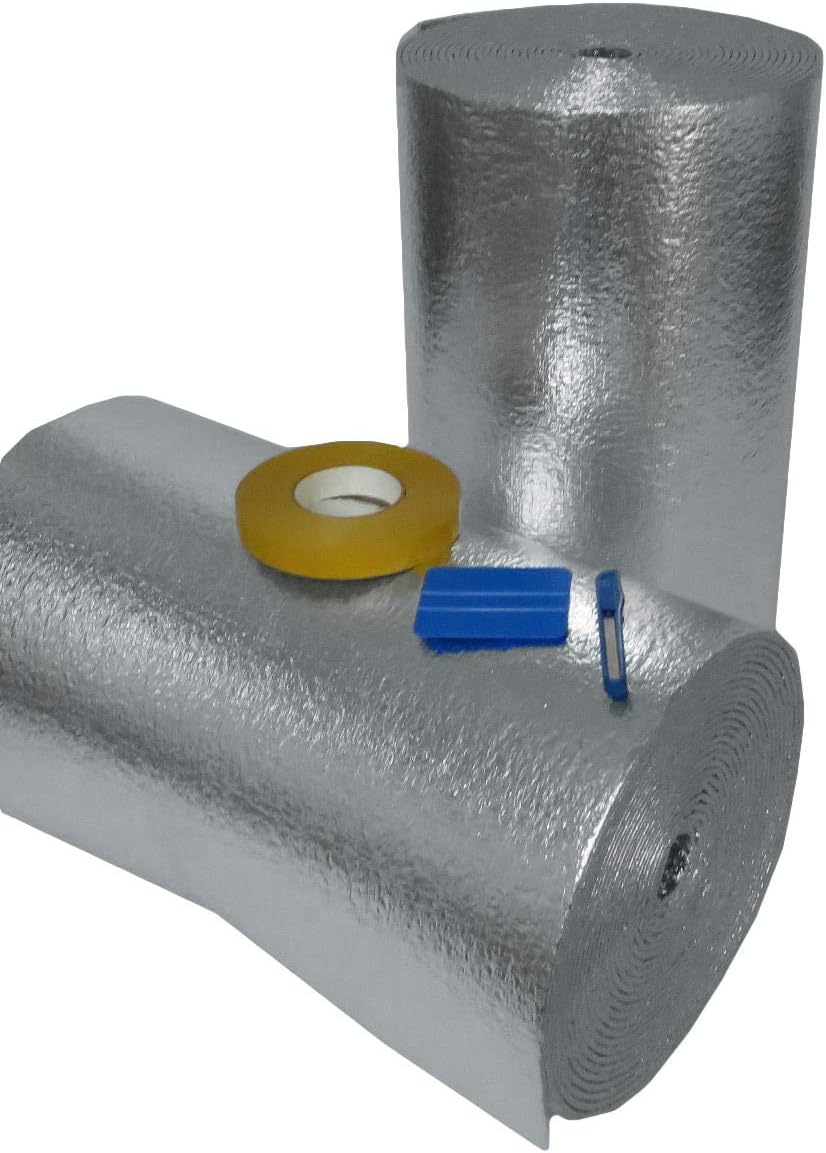 Vehicle Insulation Kit 40 Sq. Ft with Foil Tape Pack of 2 E7226