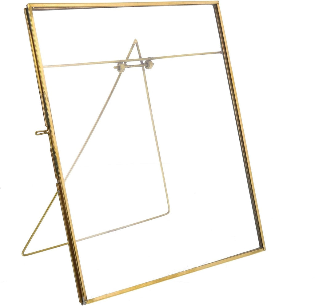 Metal Vertical Easel Frame with Glass Panel D798