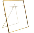 Metal Vertical Easel Frame with Glass Panel D798