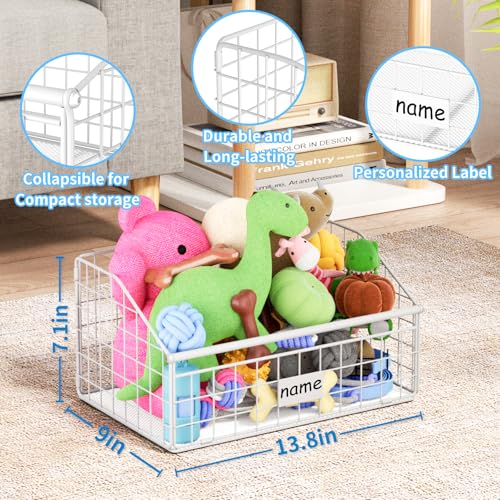 Black Metal Dog Toy Basket L602