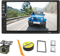 Double Din Car Stereo with Bluetooth & Rear-View Camera V9757