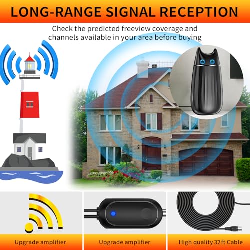 Digital TV Antenna with 36ft Cable P30372
