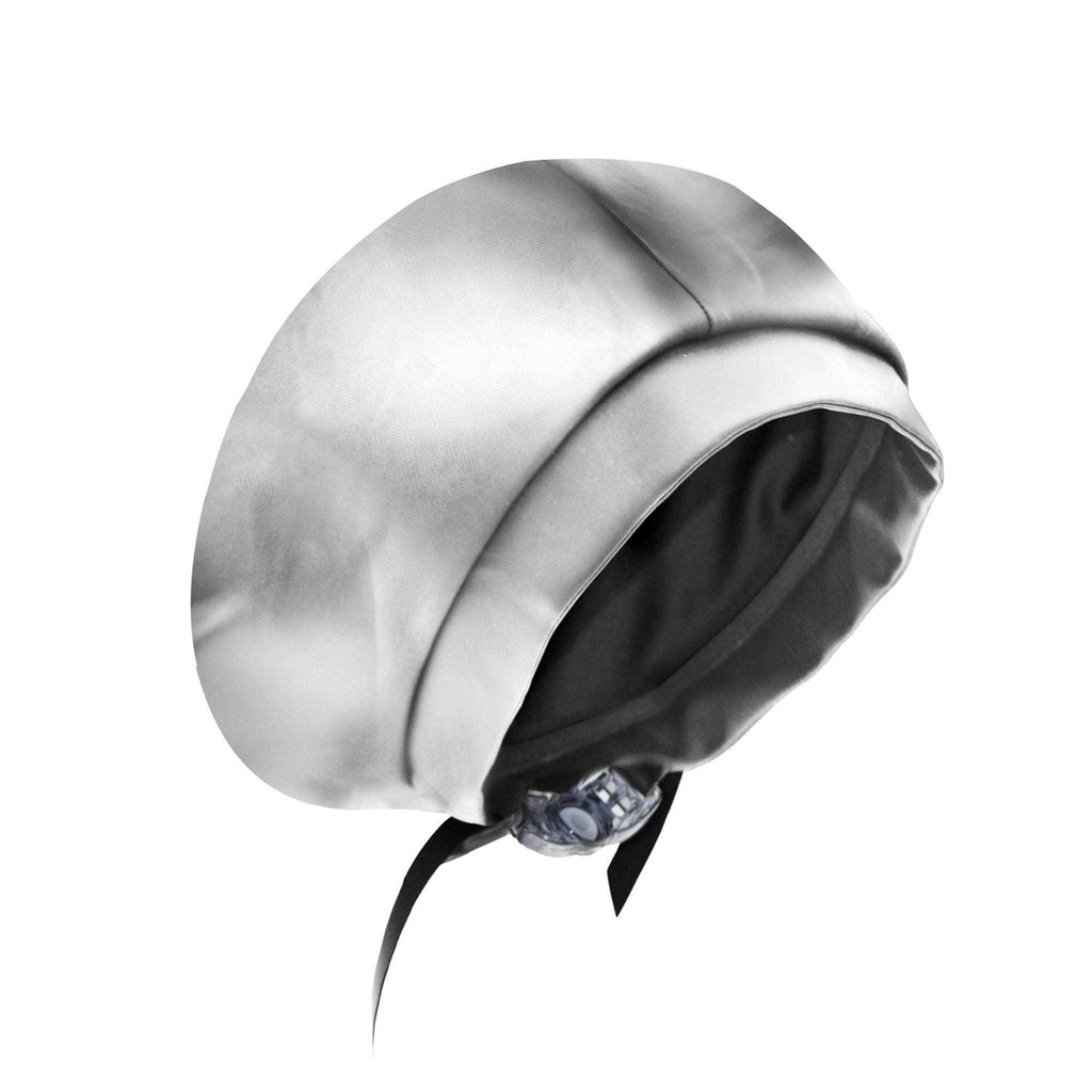 Satin-Lined Waterproof Adjustable Swim Cap F47188