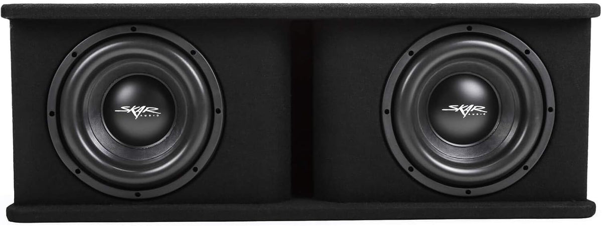 Dual 12" Subwoofer Bass Package with Loaded Enclosure and Amplifier B60091
