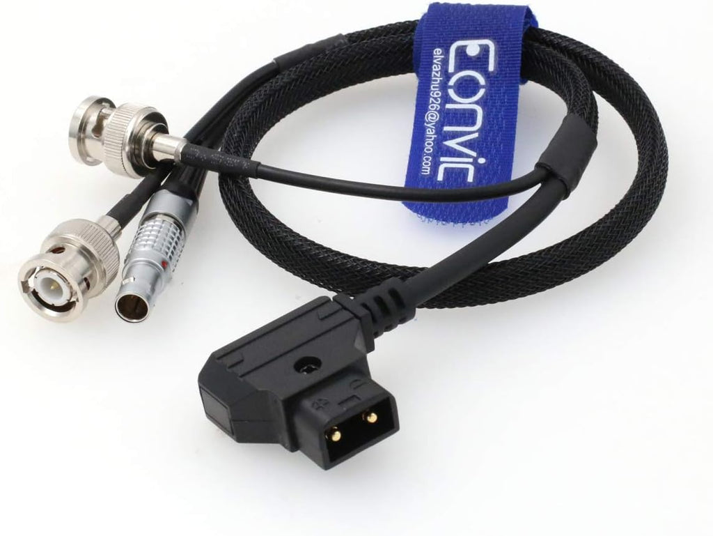 D-tap to 2 Pin BNC Power Video Cable Q52588