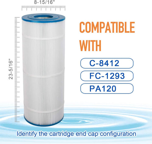 120 Sq.Ft Pool Filter Cartridge, 2 Pack L421590