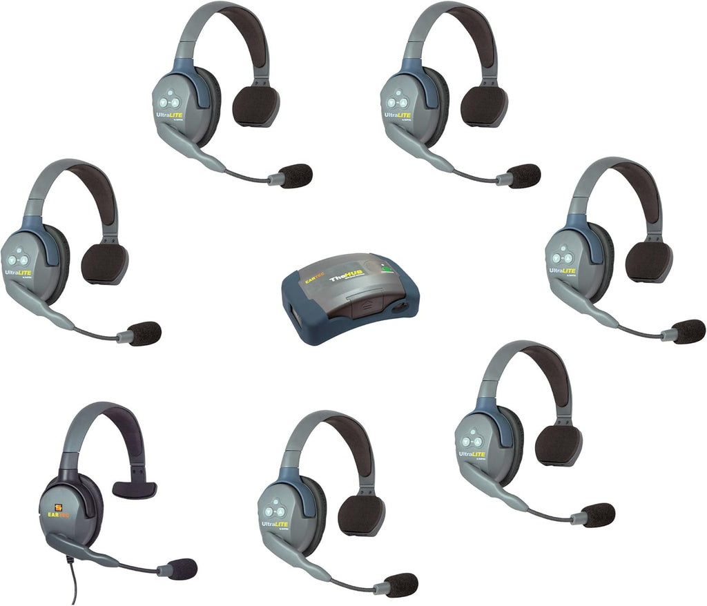 7 Person System with 6 Single Wireless Communication Headsets A896769