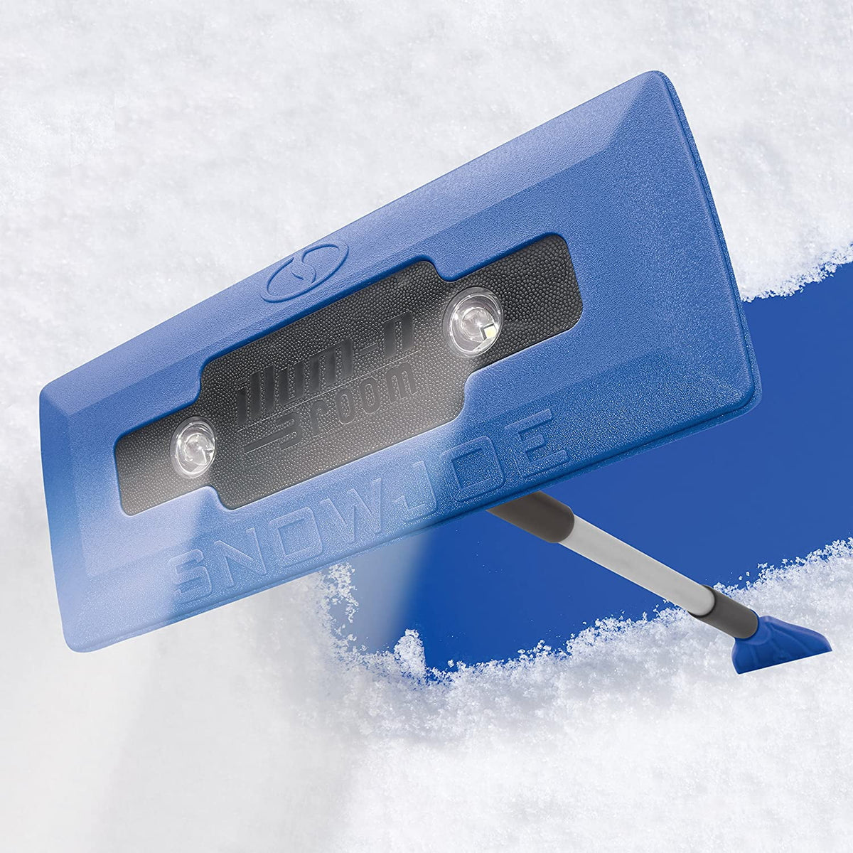 4-in-1 Telescoping Snow Broom with Ice Scraper and LED Lights S34378