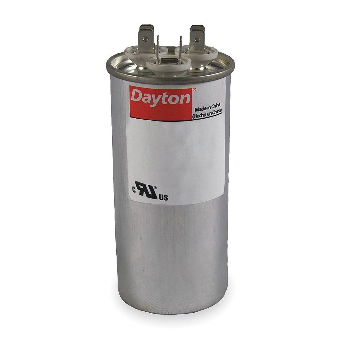 70/5 MFD 370V Round Motor Dual Run Cap O90280