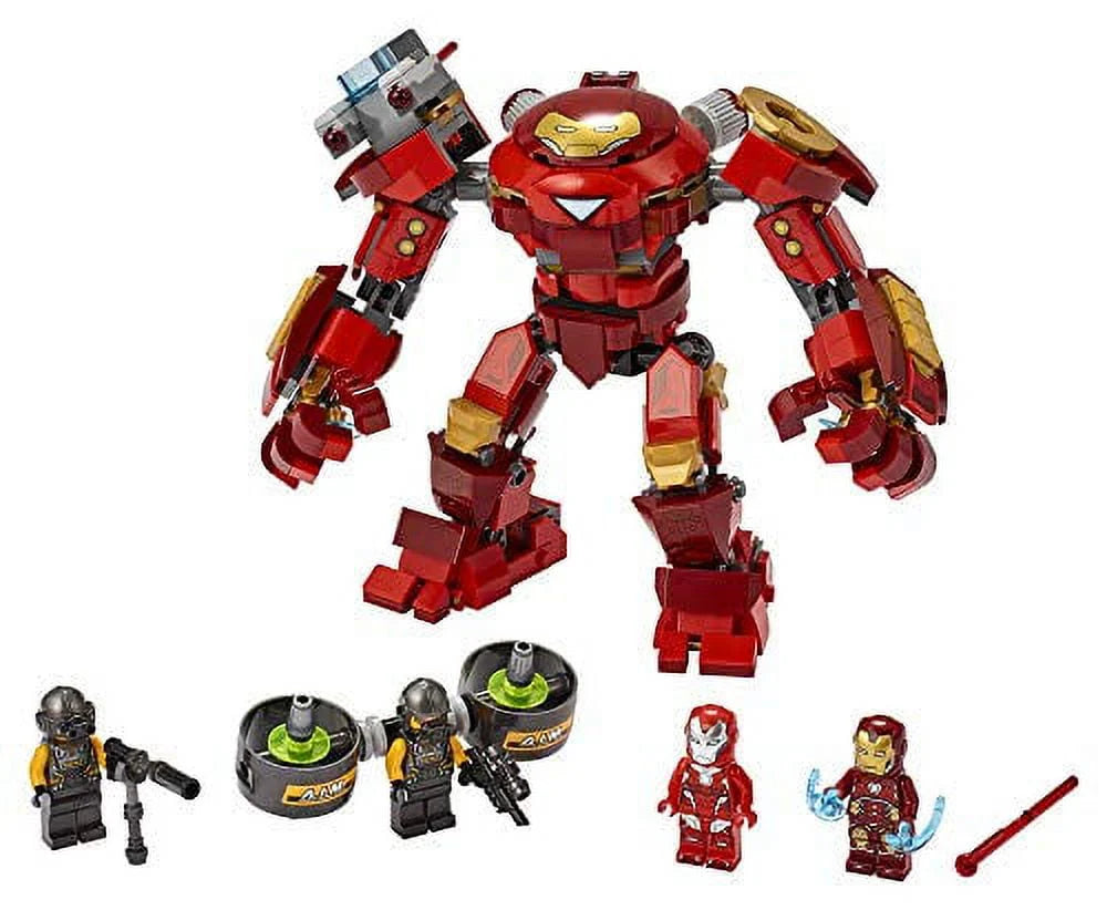 LEGO Marvel Avengers Iron Man Hulkbuster Versus A.I.M. Agent 76164, Interactive Brick-Build Playset with Minifigures (456 Pieces) Z6334