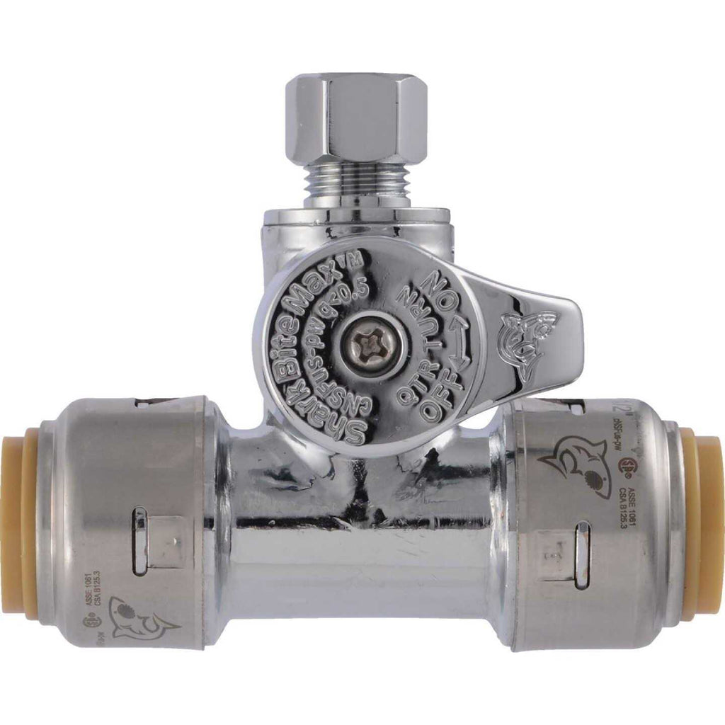 Push-to-Connect Tee 1/2 In. x 1/2 In. x 1/4 I5277
