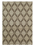 Java Brown Area Rug 9-Feet 10-Inch by 13-Feet 2-Inch B543462