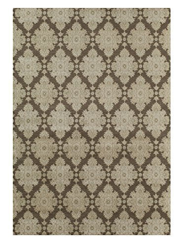 Java Brown Area Rug 9-Feet 10-Inch by 13-Feet 2-Inch B543462