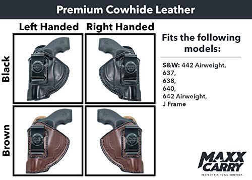 IWB Leather Revolver Holster S6354