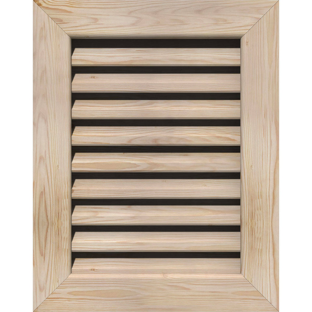 Unfinished Smooth Pine Gable Vent R659596