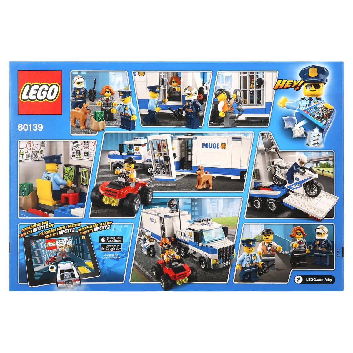 LEGO City Police Mobile Command Center 374 Pieces X731606
