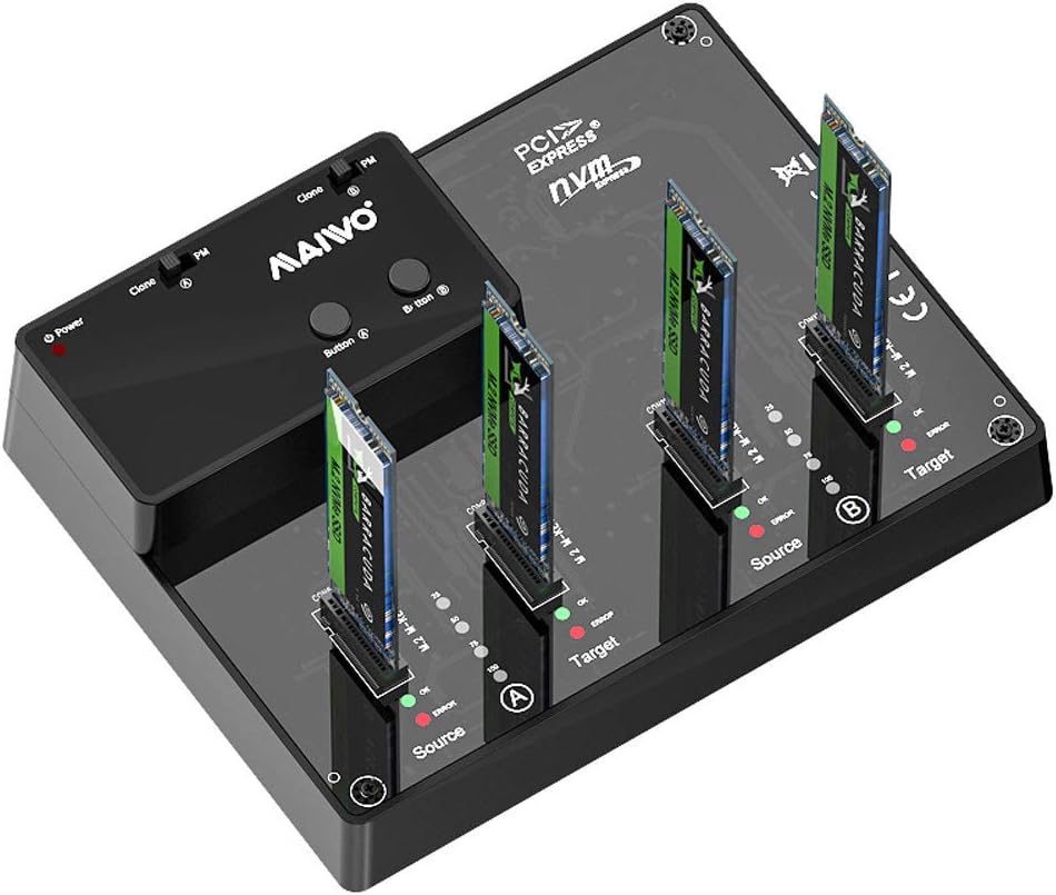 2 Bay M.2 NVMe Docking Station T43954