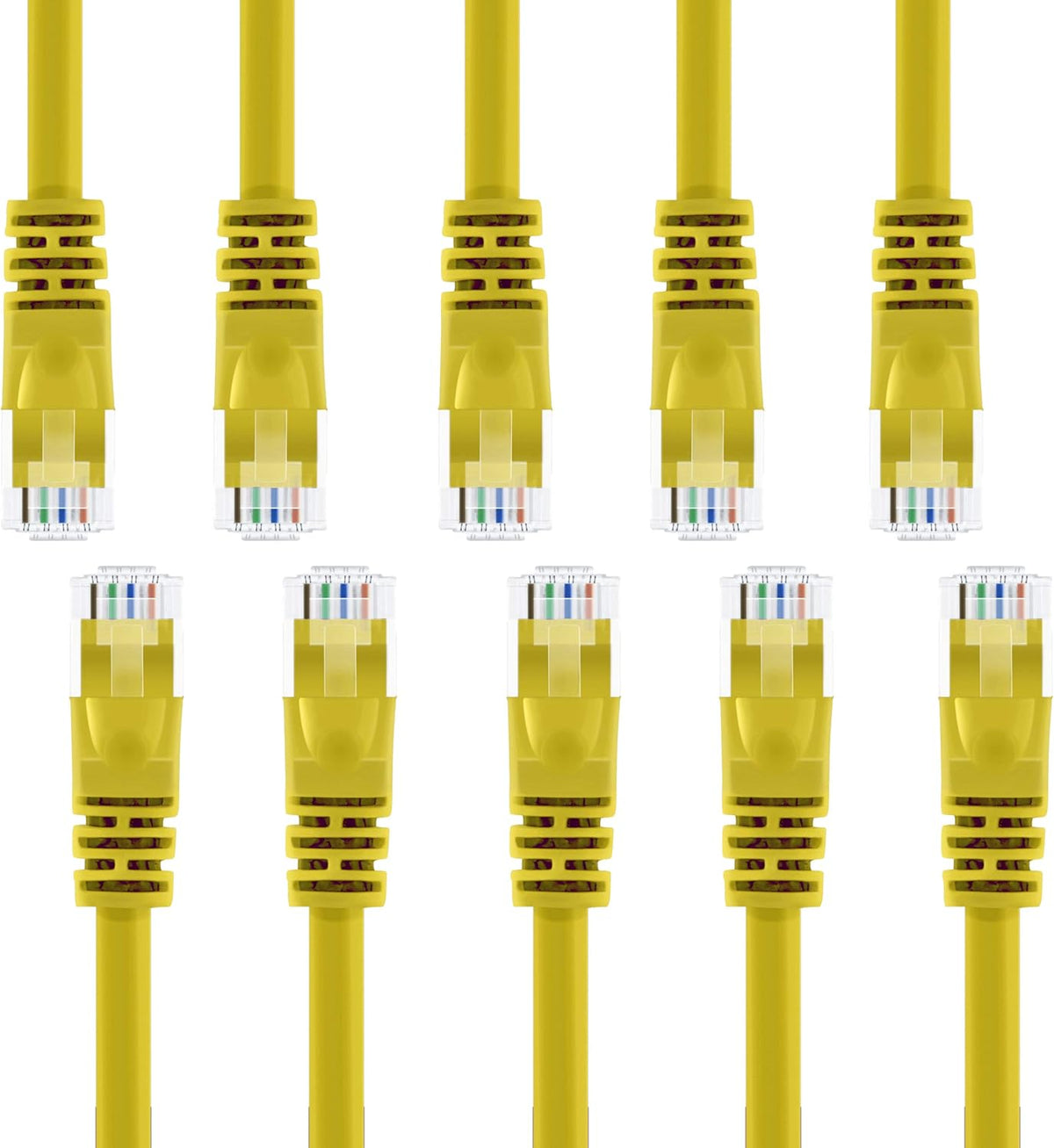 Cat5e Ethernet Patch Cable 1 Foot Yellow E578