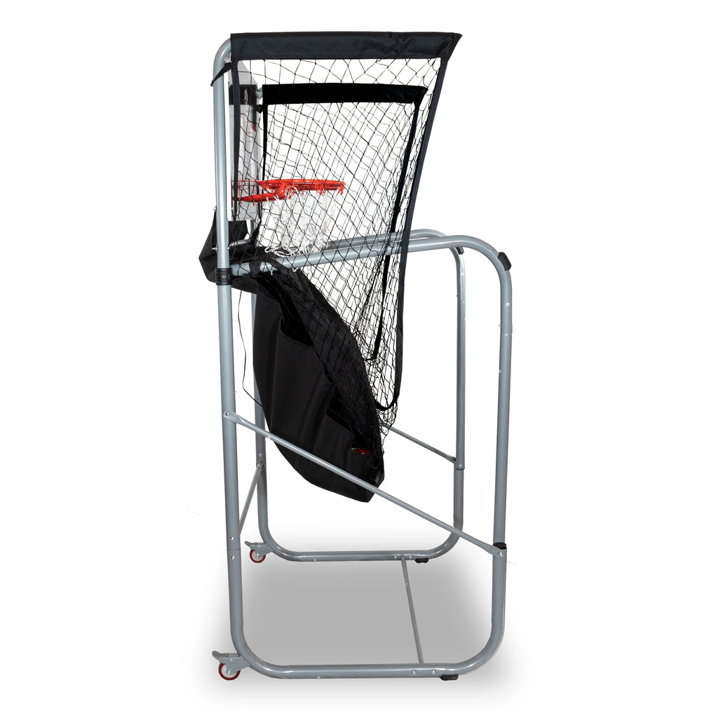 Black Foldable Basketball Arcade Game with 7 Basketballs Z13836