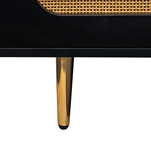 Rattan Sideboard Buffet Cabinet with Adjustable Shelf O51195