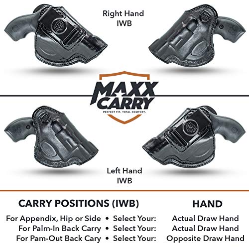 IWB Leather Revolver Holster S6354