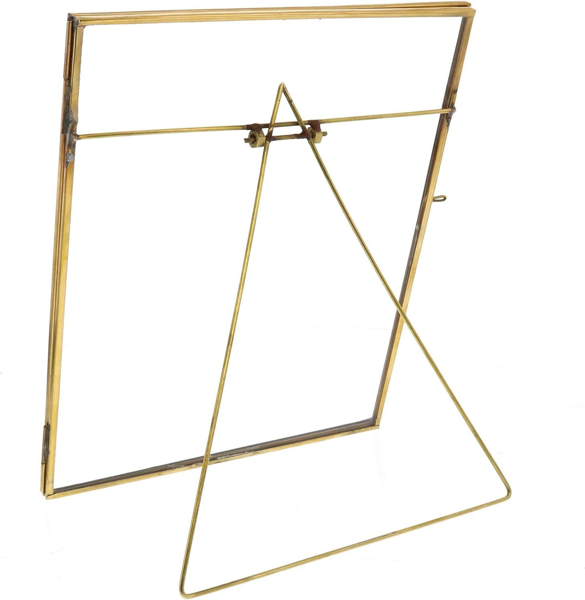 Metal Vertical Easel Frame with Glass Panel D798