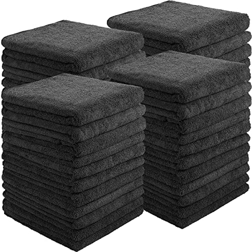 36 Packs Microfiber Absorbent Salon Towels 16 x 28 Inches Gray H79555