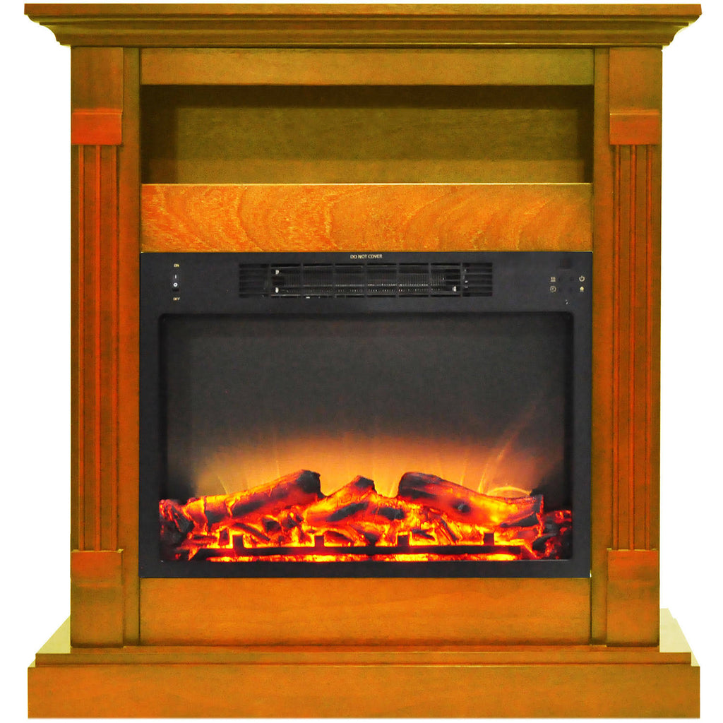 34 in. Electric Fireplace and Mantel C47762