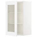 White Wall Cabinet with Glass Door O619950