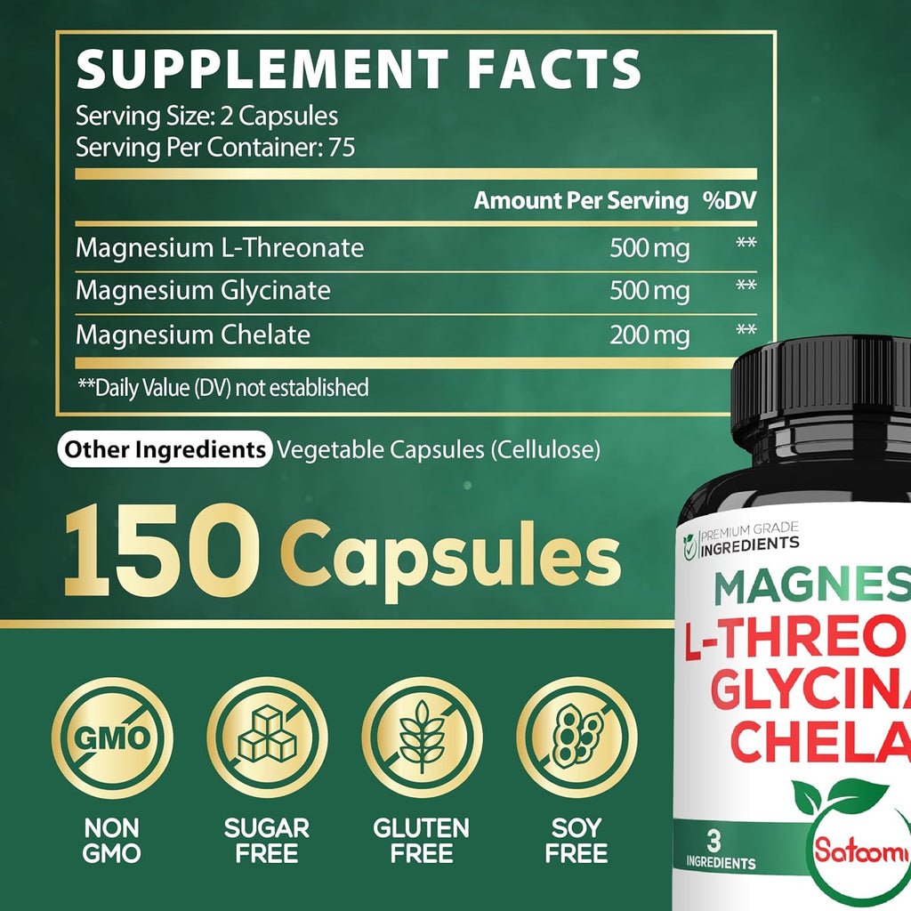 150 Vegan Capsules 1200mg Magnesium Supplement R853303