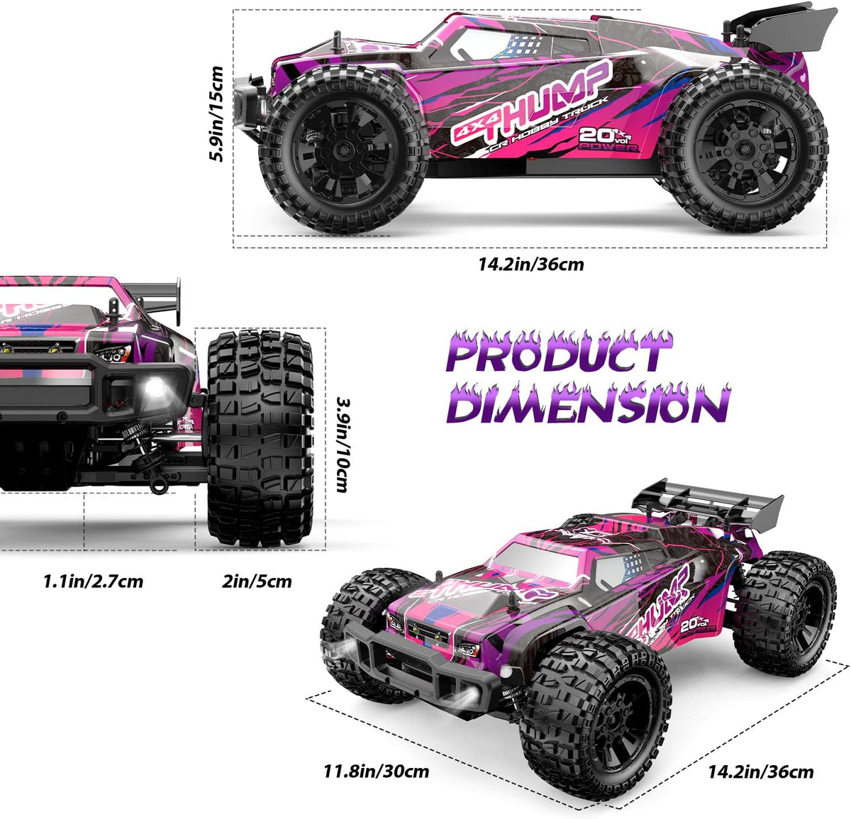 1:10 Brushless High Speed RC Monster Truck D2167