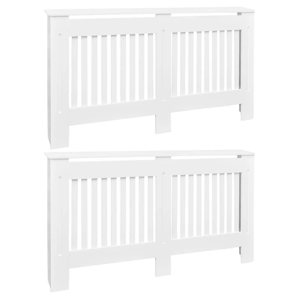 White MDF Radiator Cover I777554