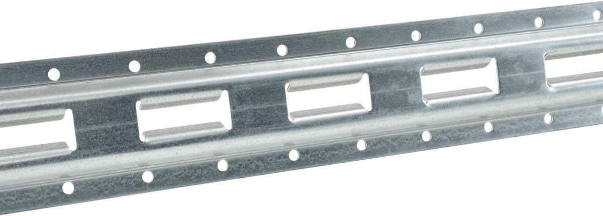 4 Pack 5' Vertical Galvanized Steel Bolt-On Tie-Down Rail U258