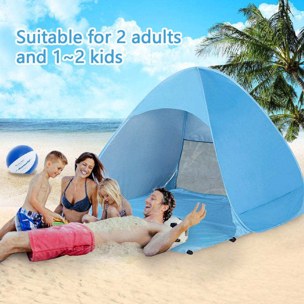 Pop Up Beach Tent for 1-3 Person UPF50+ Waterproof G81740