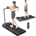 2 in 1 Foldable Treadmill with Handle Bar and Remote Control Q3309