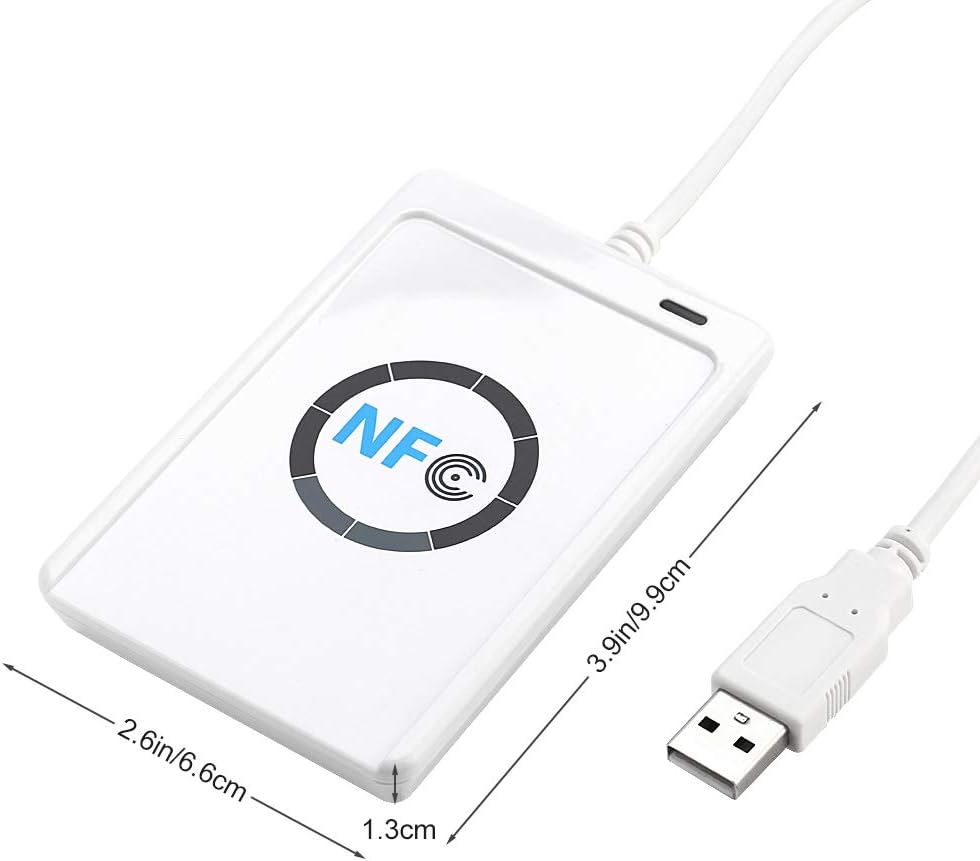 NFC RFID Contactless Smart Card Reader Writer with USB and 5X IC Card M784865