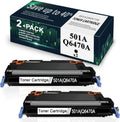 2 Pack Black Remanufactured Toner Cartridge for HP Color 3600 Printers J138910