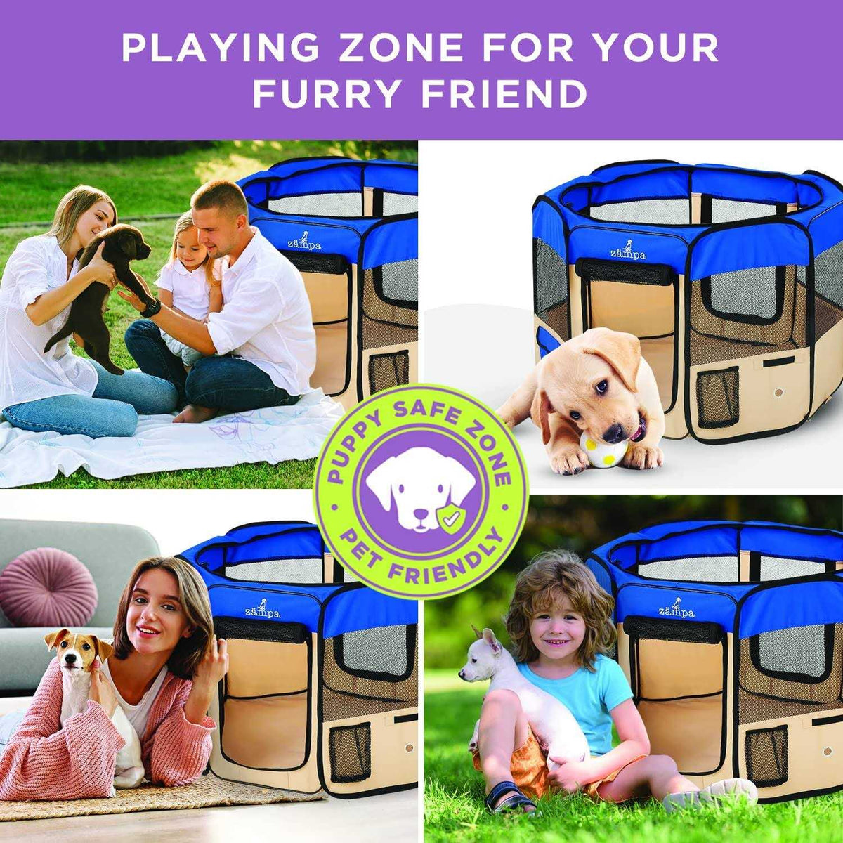 Portable Foldable Pet Playpen U34235