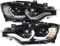 Black Smoked Projector Headlight Pair A9755